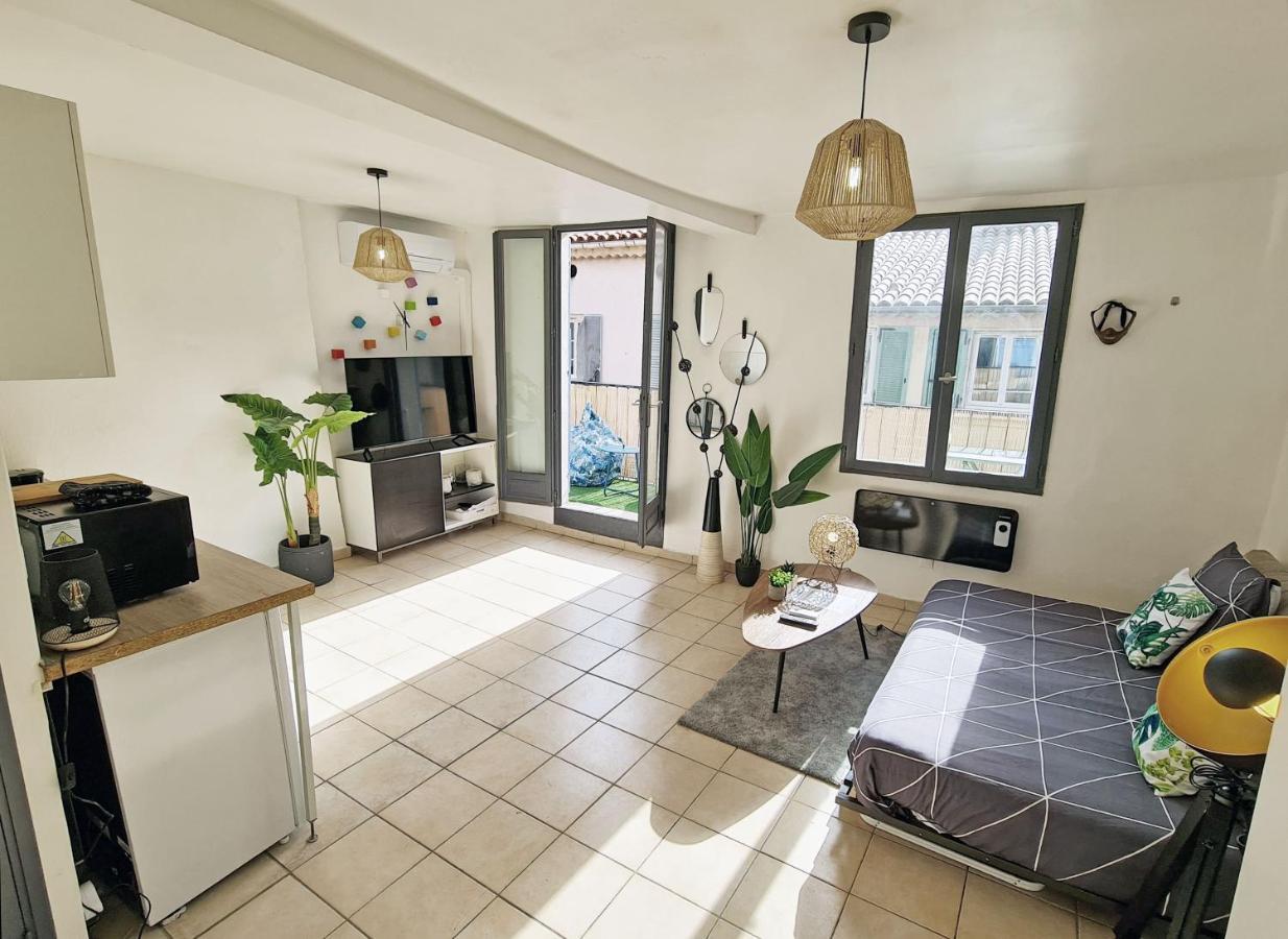 Gregbnb - Centre Ancien - Studio Roof-Top - Climatise - 5Eme Etage 土伦 外观 照片