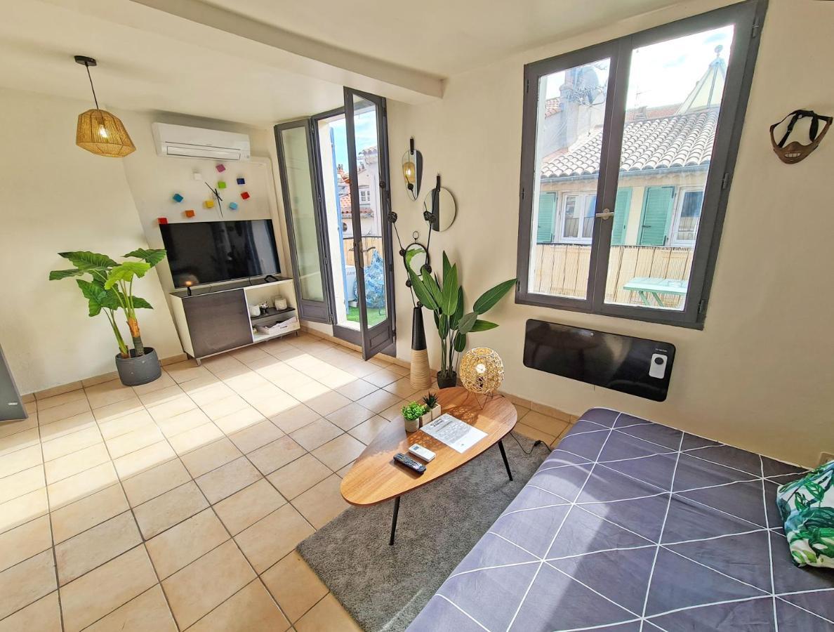 Gregbnb - Centre Ancien - Studio Roof-Top - Climatise - 5Eme Etage 土伦 外观 照片