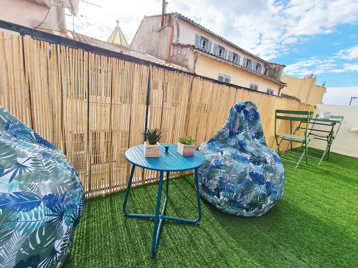 Gregbnb - Centre Ancien - Studio Roof-Top - Climatise - 5Eme Etage 土伦 外观 照片